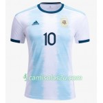 Camisolas de Futebol Argentina Diego Maradona 10 Equipamento Principal Copa América 2019 Manga Curta